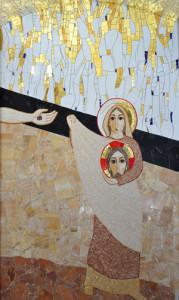 La Veronica mosaico di M.I. Rupnik e Atelier Centro Aletti San Giovanni Rotondo